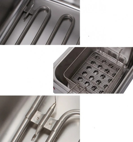 Фритюрница профессиональная Dotvix Electric Fryer D-803 электрическая 2800W 6L Jam4659 фото