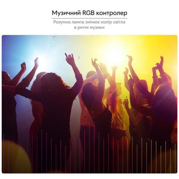 Умная лампочка Tuya Smart LED WiFi Смарт Лампа E27 RGB Color 2700K-6500K 9W sp10010 фото
