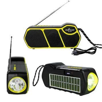 Портативна універсальна сонячна система (ліхтар,радіо FM, Bluetooth, павербанк) 50952120145 фото