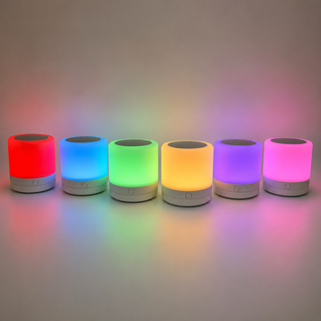 Настільна LED лампа нічник Mini touch lamp / Портативний світильник-нічник від USB / Нічник акумуляторний RGB G9996 фото