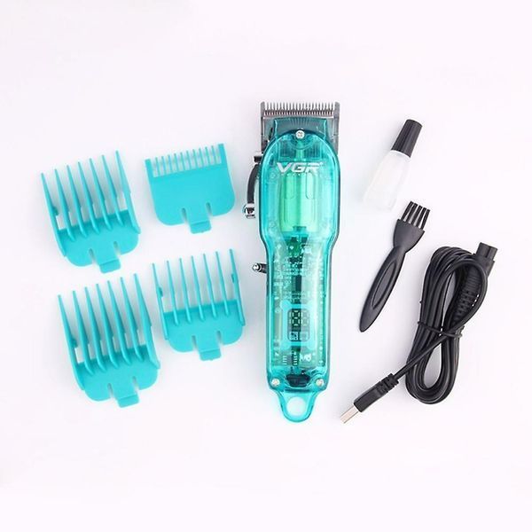 Профессиональная машинка для стрижки VGR Professional Clipper Transparent Green V-660 VEN660 фото